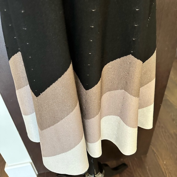 Parker multicolour black dress size large - Picture 2 of 4